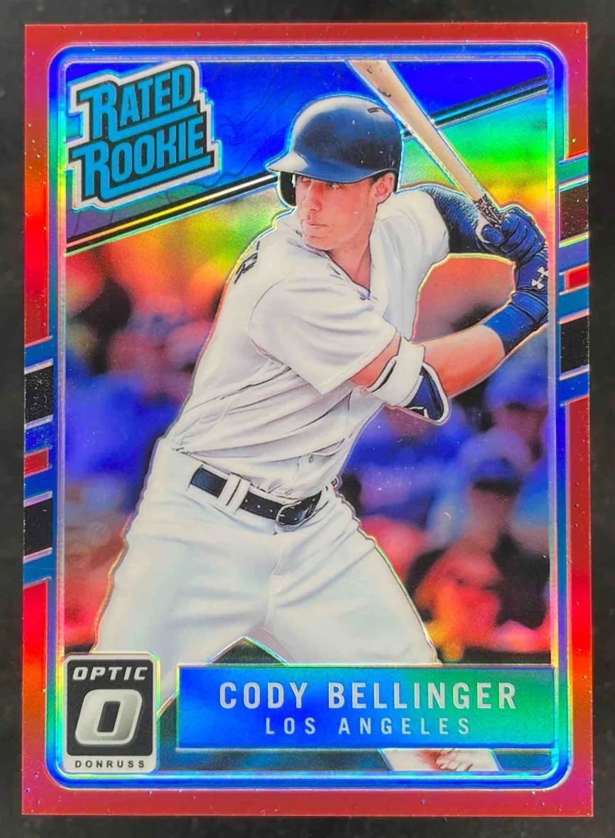2017 Panini Donruss Optic Red #65 Cody Bellinger RC Rated Rookie /99