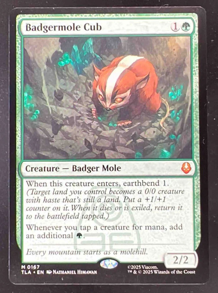 Magic The Gathering Badgermole Cub - Avatar: The Last Airbender TLA