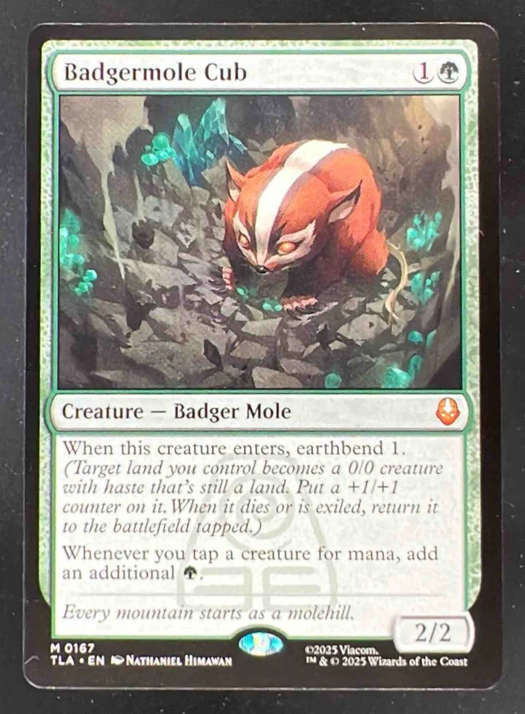 Magic The Gathering Badgermole Cub - Avatar: The Last Airbender TLA