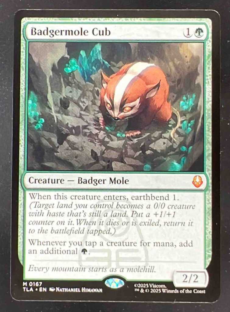 Magic The Gathering Badgermole Cub - Avatar: The Last Airbender TLA