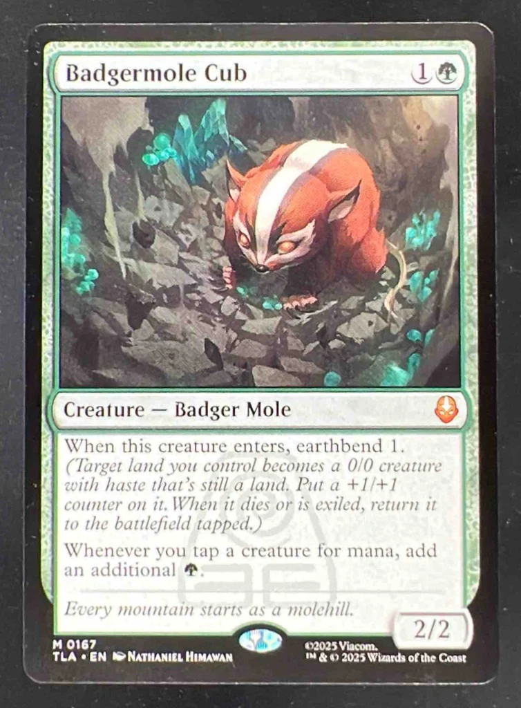 Magic The Gathering Badgermole Cub - Avatar: The Last Airbender TLA