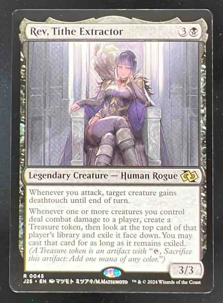 Magic The Gathering Foundations Jumpstart #0045 Rev Tithe Extractor