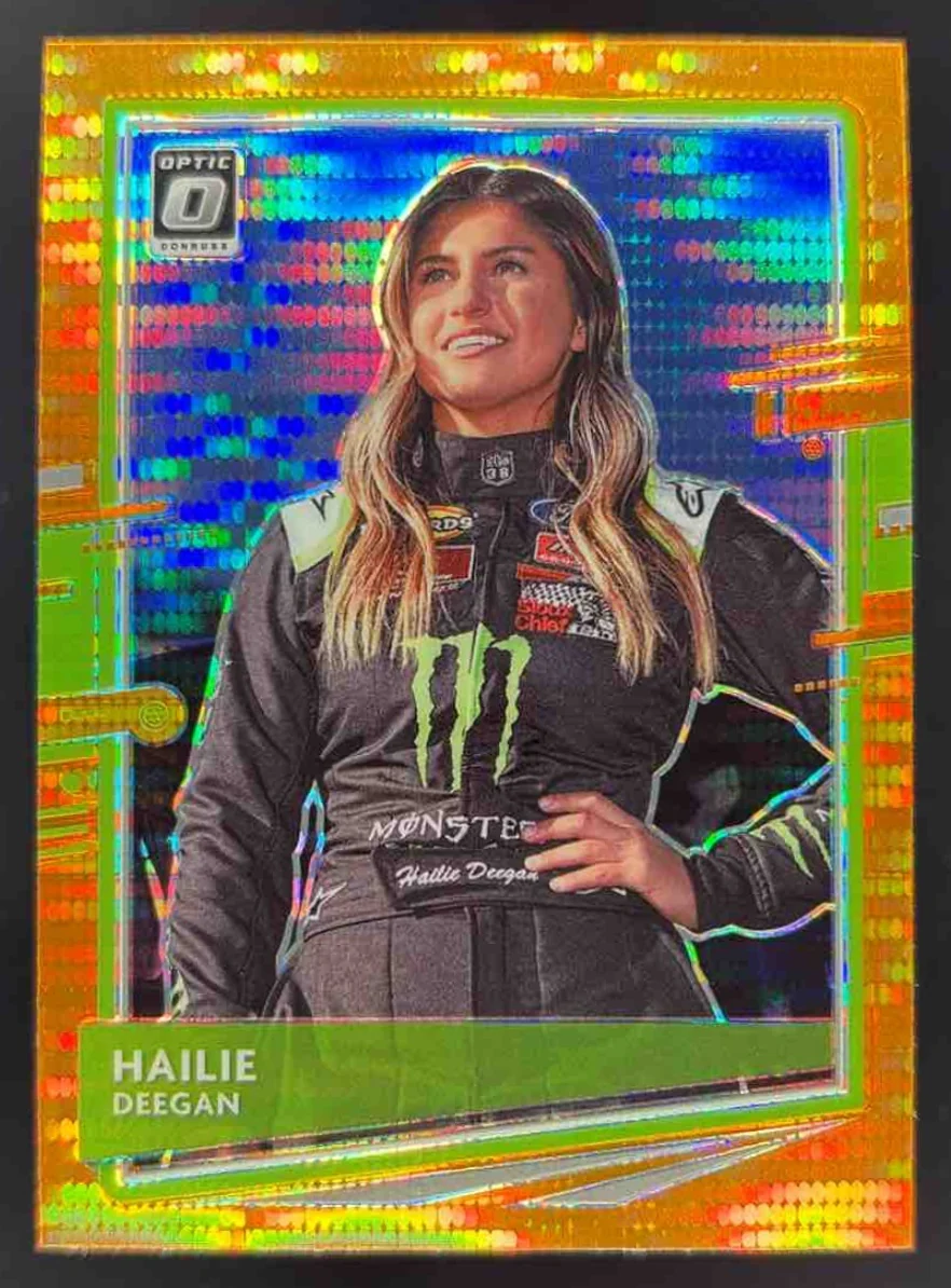 2021 Panini Donruss Optic Orange Pulsar #29 Hailie Deegan