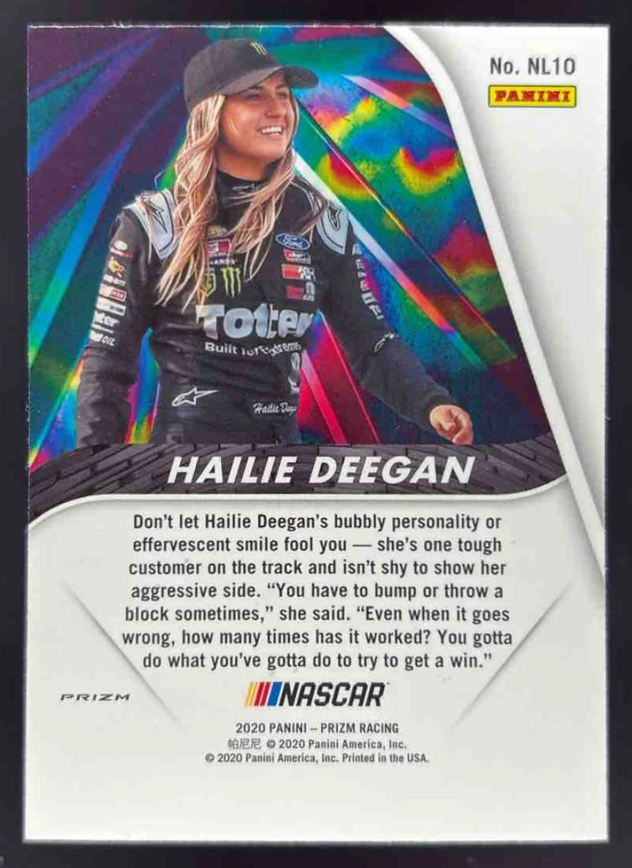 2020 Panini Prizm Next Level Prizm #NL10 Hailie Deegan - Image 2