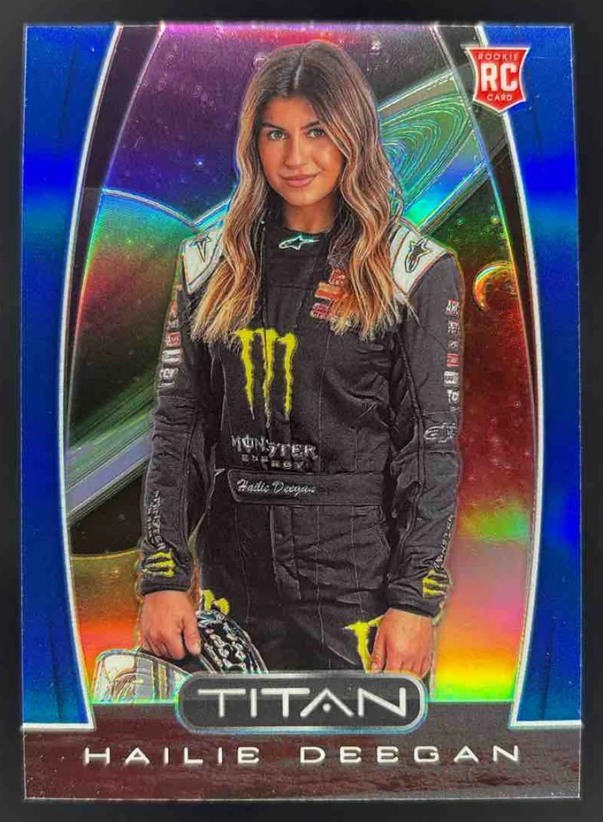 2020 Panini Chronicles Titan Blue #25 Hailie Deegan /199