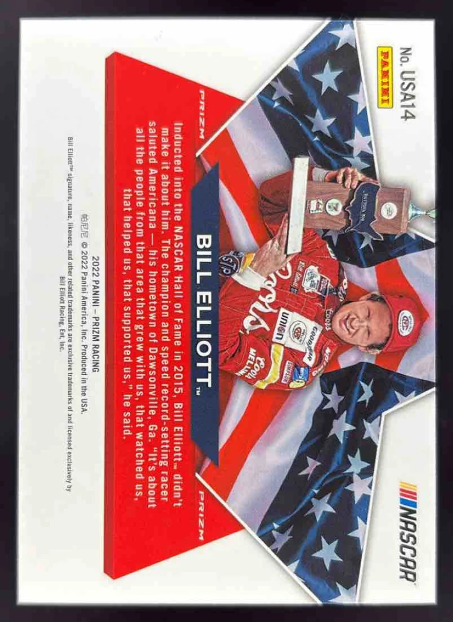 2022 Panini Prizm USA #USA14 Bill Elliott - Image 2