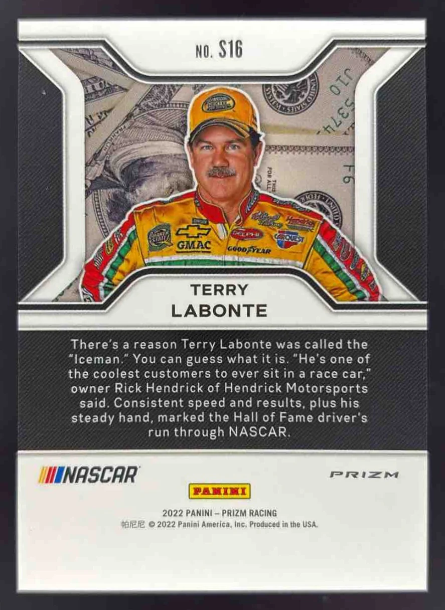 2022 Panini Prizm Stacks #S16 Terry Labonte - Image 2