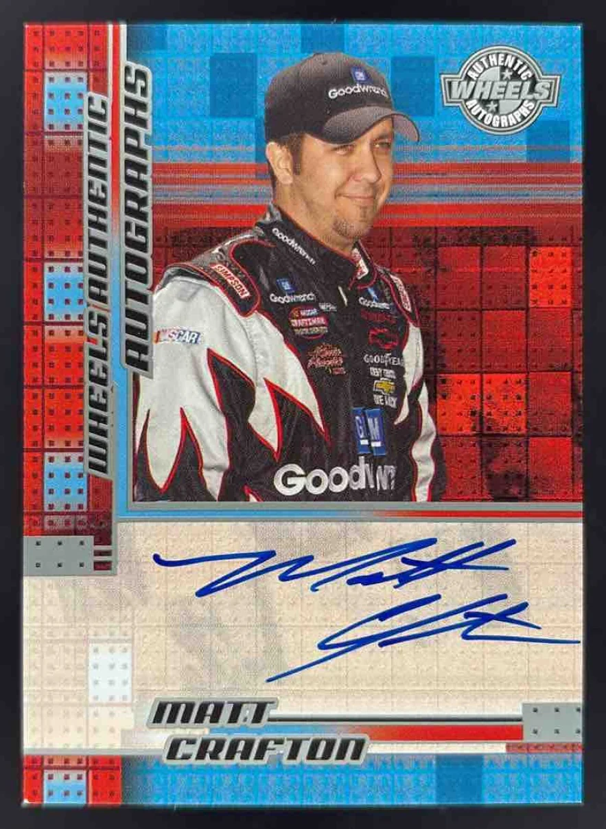 2004 Wheels Autograph Matt Crafton Auto