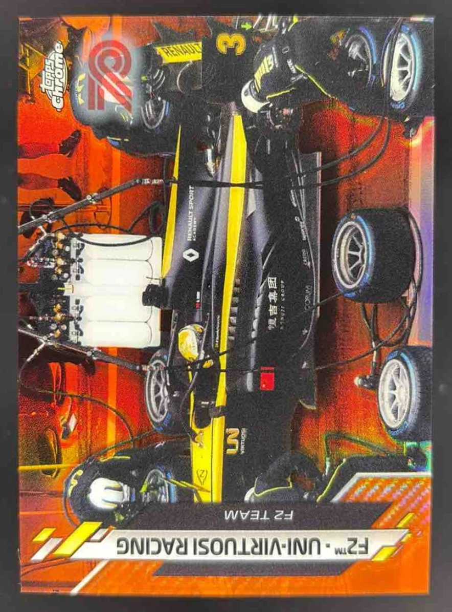 2020 Topps Chrome Formula 1 70th Anniversary Orange #102 Team
