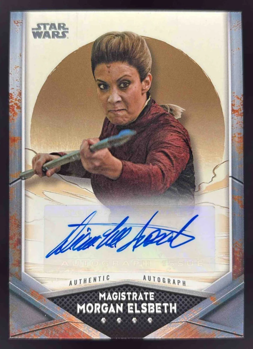 Topps Chrome Star Wars The Mandalorian Beskar Diana Lee Inosanto Auto