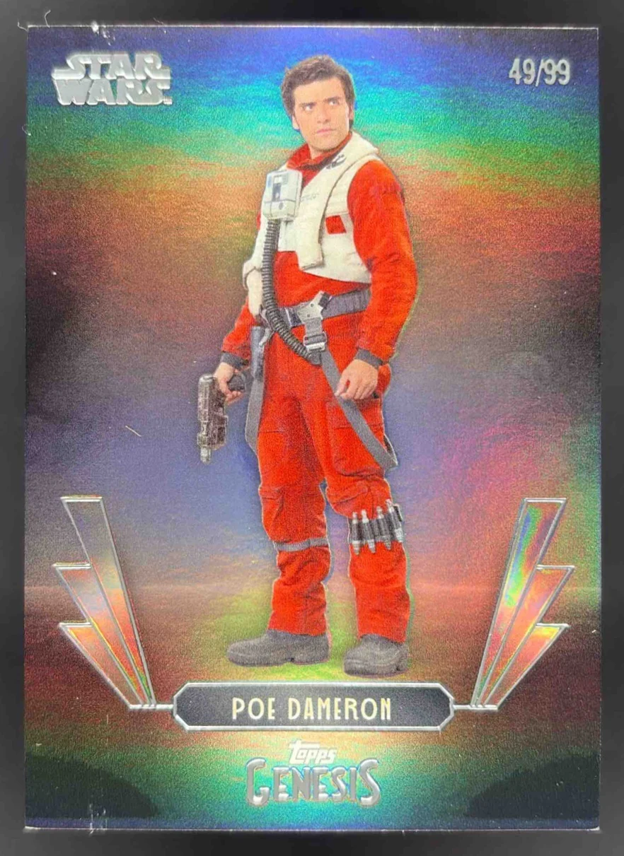 2025 Topps Disney Genesis #12 Poe Dameron /99
