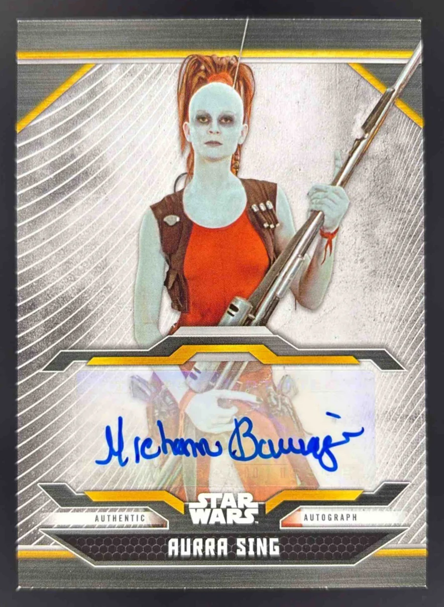 2021 Topps Star Wars Bounty Hunters Autographs #A-MB Michonne Bourriague Auto