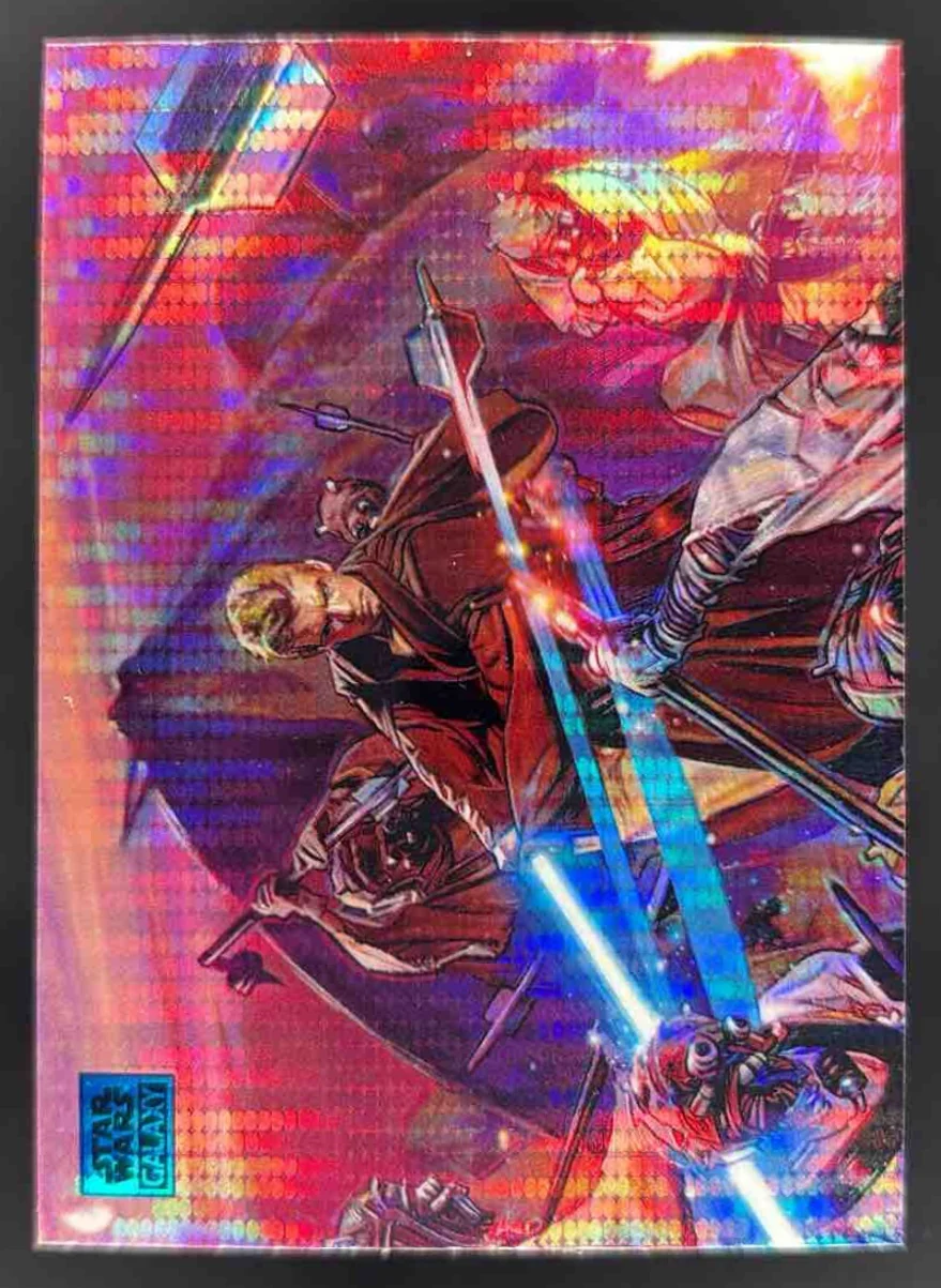 2024 Topps Chrome Star Wars Galaxy Aqua Sonar #7 Anakin Skywalker s Revenge /199