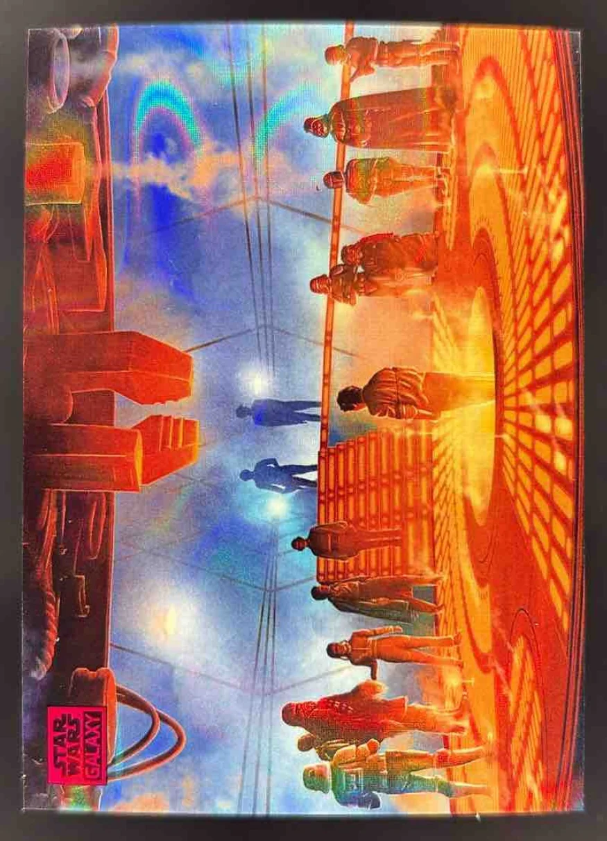 2025 Topps Chrome Star Wars Galaxy Magenta Lava #48 Carbonite Chamber /250