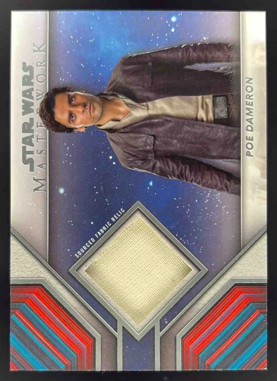 2022 Topps Star Wars Masterwork Sourced Fabric Costume Relic #CR-PD Poe Dameron