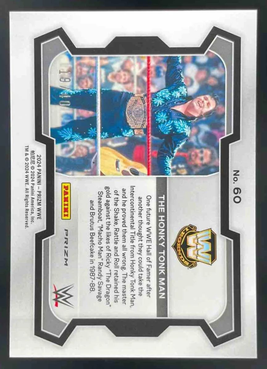 2024 Panini Prizm WWE WrestleMania Prizms #60 The Honky Tonk Man /40 - Image 2