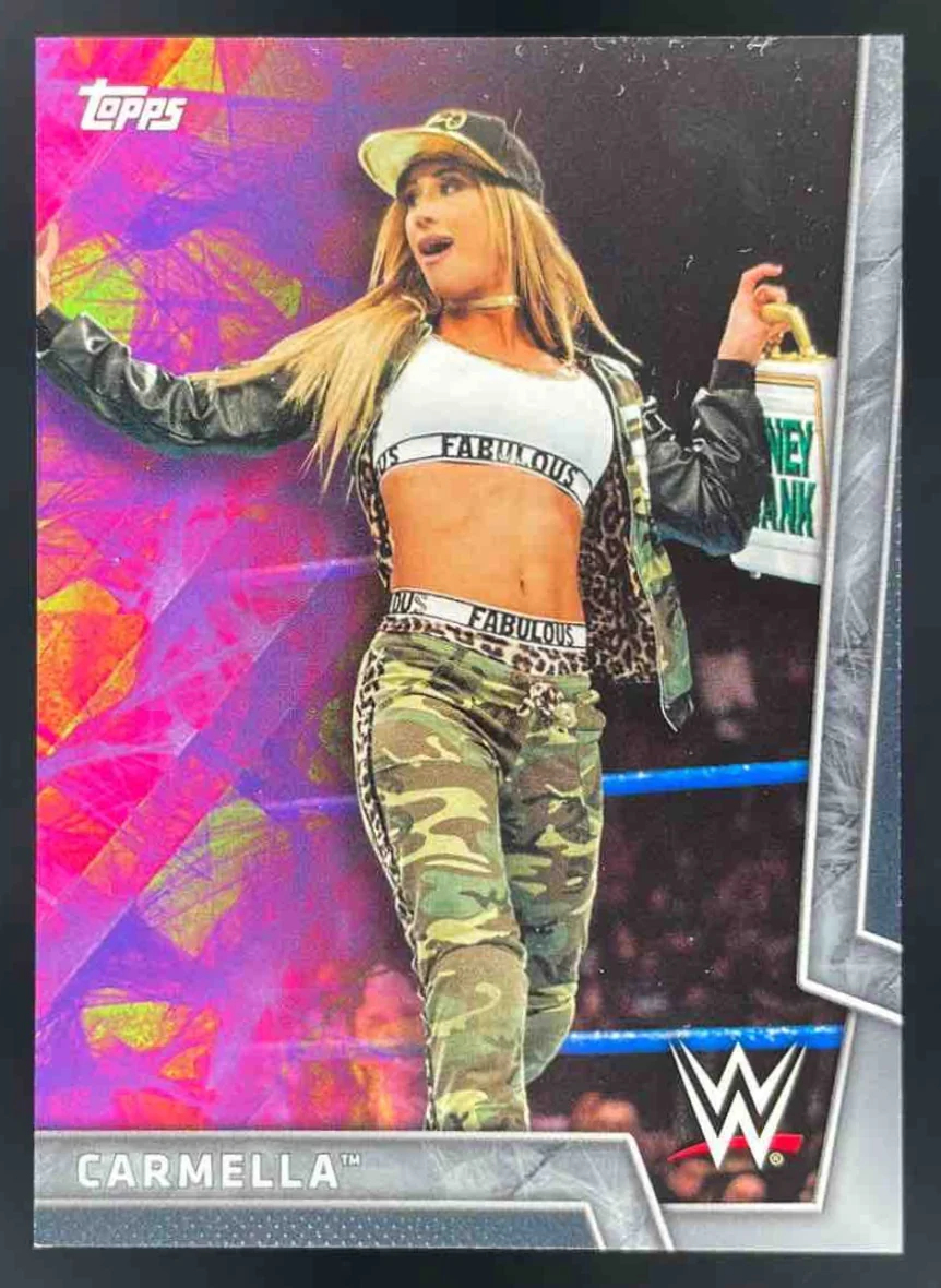 2018 Topps WWE Women's Division Silver #7 Carmella /50