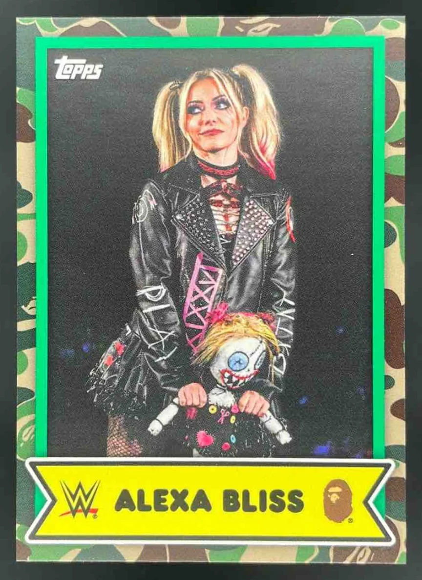2025 Topps WWE x Bape Camo #32 Alexa Bliss
