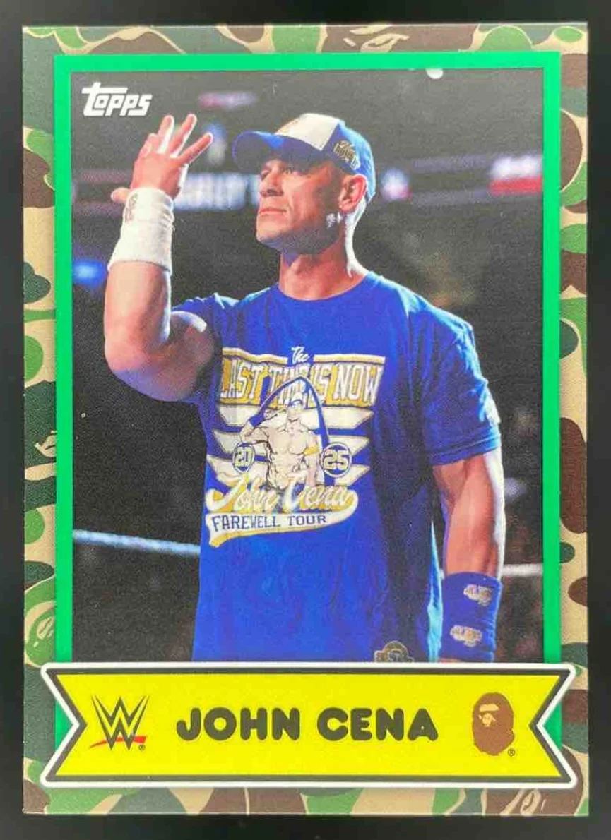 2025 Topps WWE x Bape Camo #1 John Cena