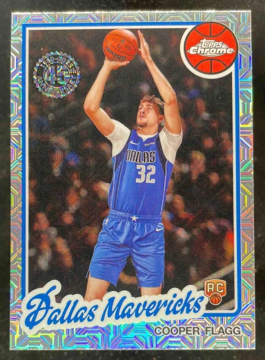 2025-26 Topps 1980-81 Topps Chrome Mojo Refractor #TC-CF Cooper Flagg RC