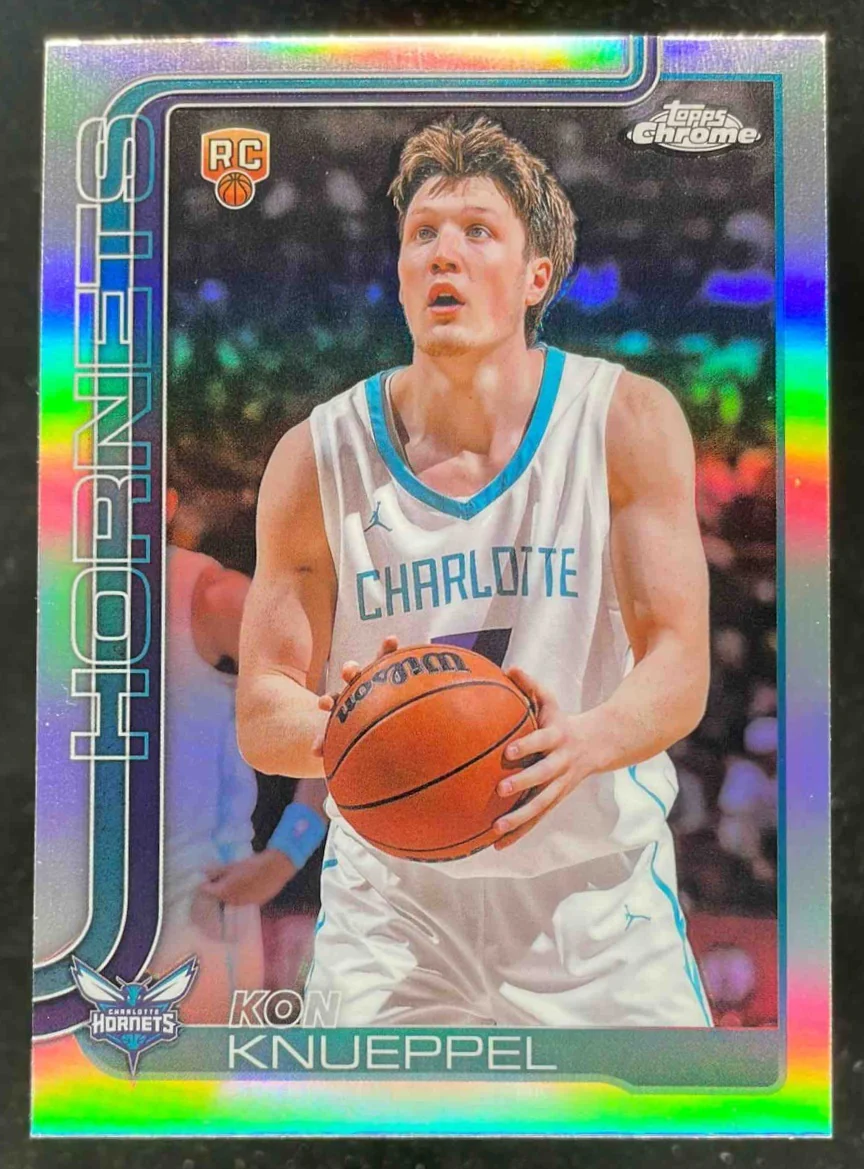 2025-26 Topps Chrome Refractor #254 Kon Knueppel RC