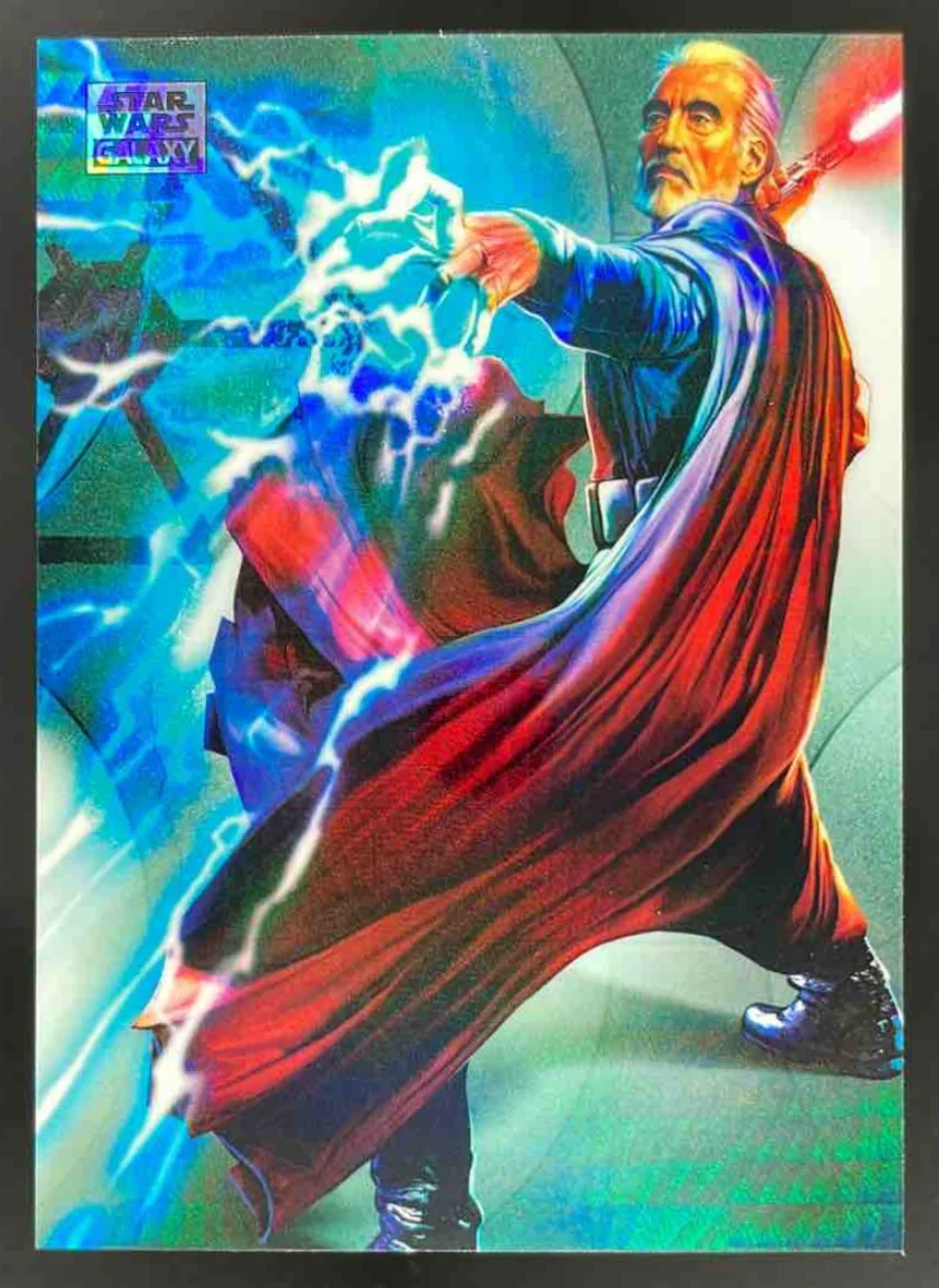 2025 Topps Chrome Star Wars Galaxy Prism Refractor #32 DOOKU /75
