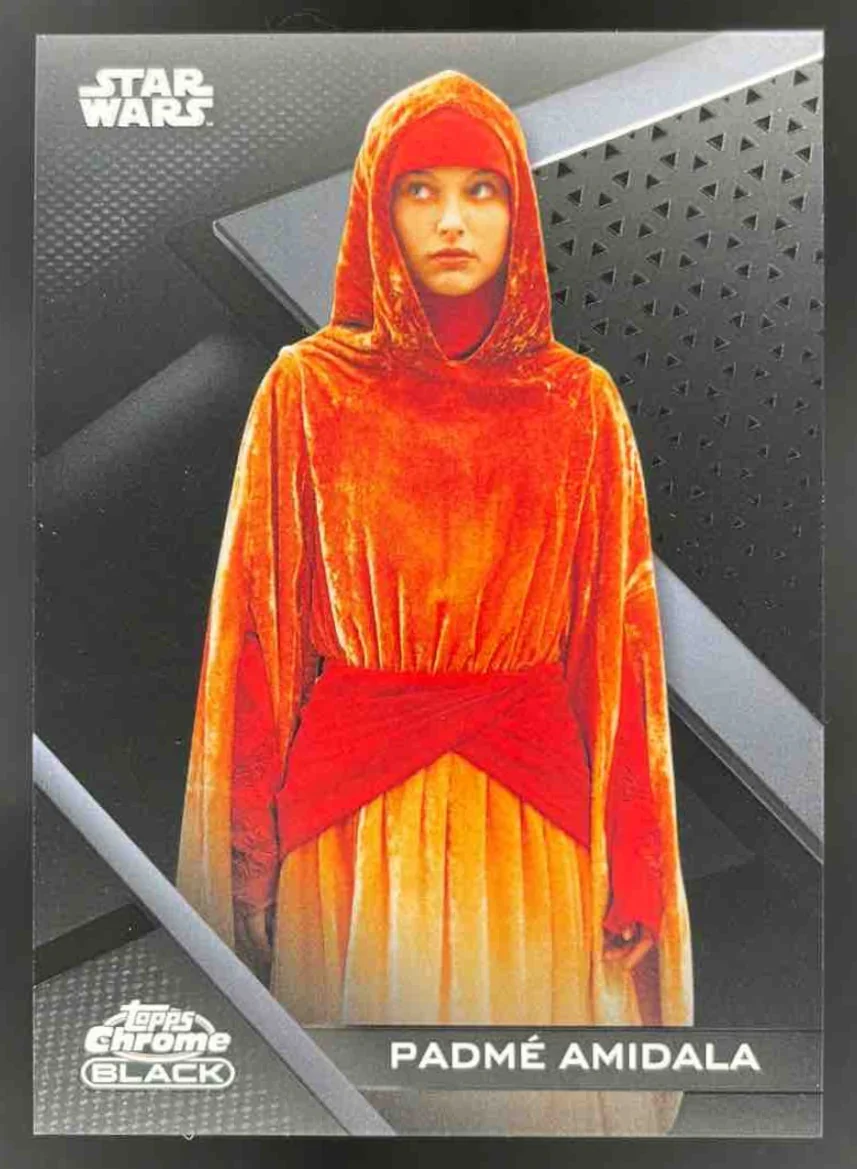 2022 Topps Chrome Black Star Wars #41 Padme Amidala