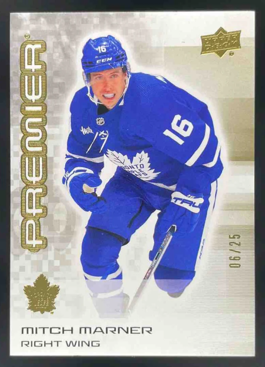 2024-25 Upper Deck Premier Gold #67 Mitch Marner /25