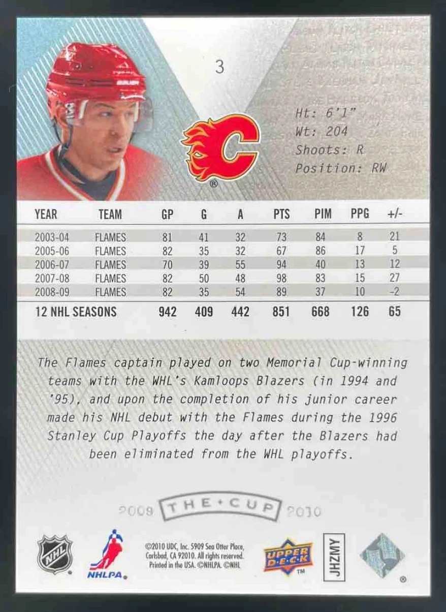 2009-10 Upper Deck The Cup #3 Jarome Iginla /249 - Image 2