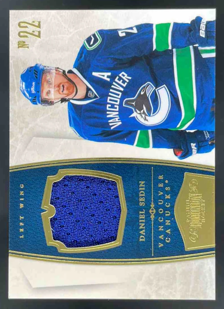 2010-11 Panini Dominion Jerseys #96 Daniel Sedin /99