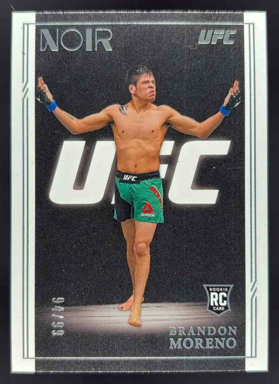 2021 Panini Chronicles UFC #315 Brandon Moreno RC /99