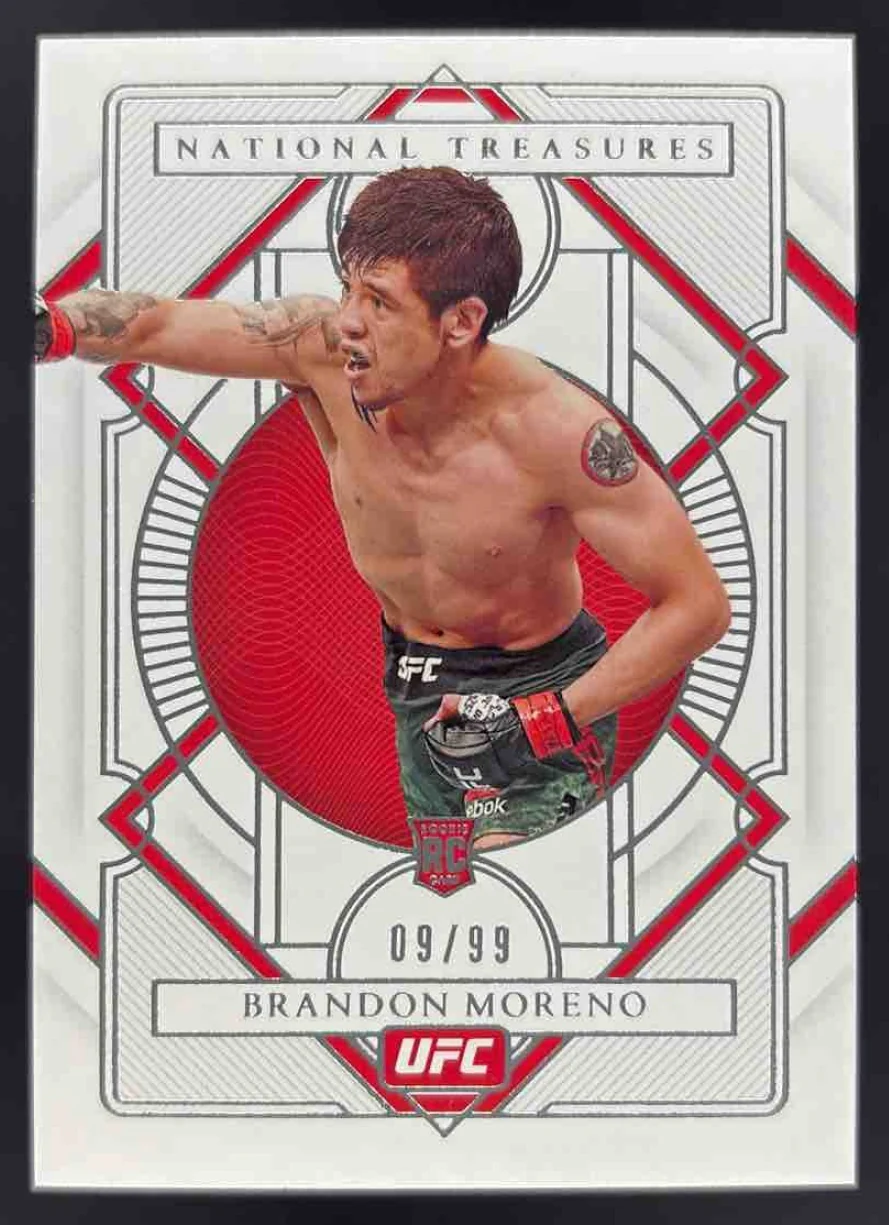 2021 Panini Chronicles UFC #365 Brandon Moreno RC /99