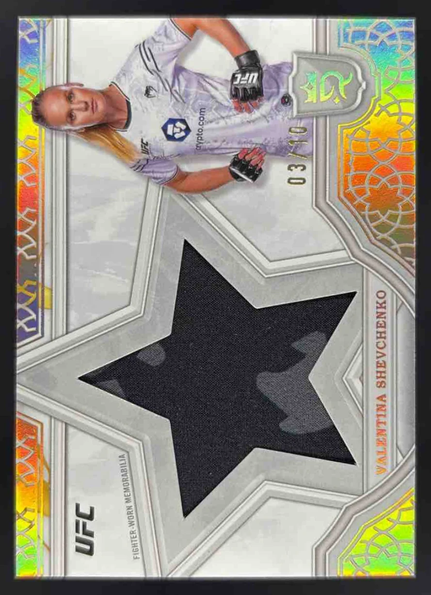 2024 Topps Royalty UFC Star Relics Gold #SRR-44 Valentina Shevchenko /10