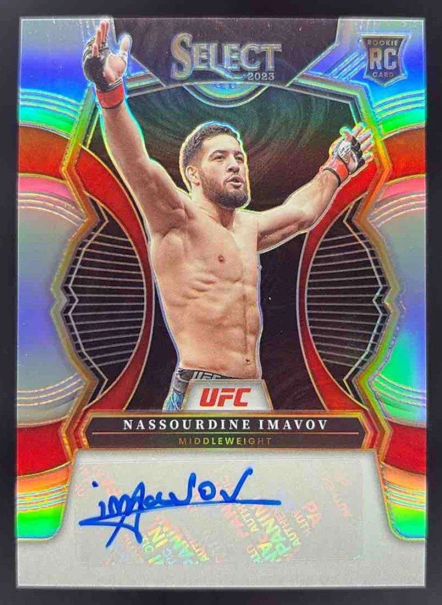 2023 Panini Select UFC Rookie Signatures #RS-NIM Nassourdine Imavov Auto
