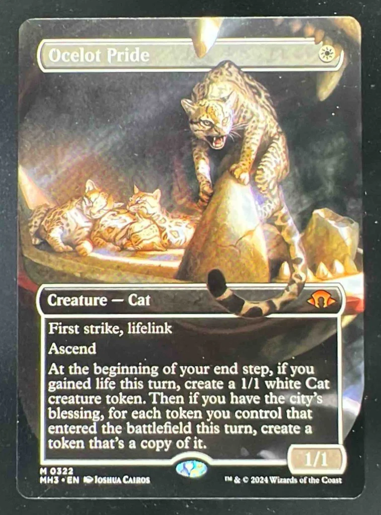 Magic the Gathering Ocelot Pride Borderless - Modern Horizons 3 MH3