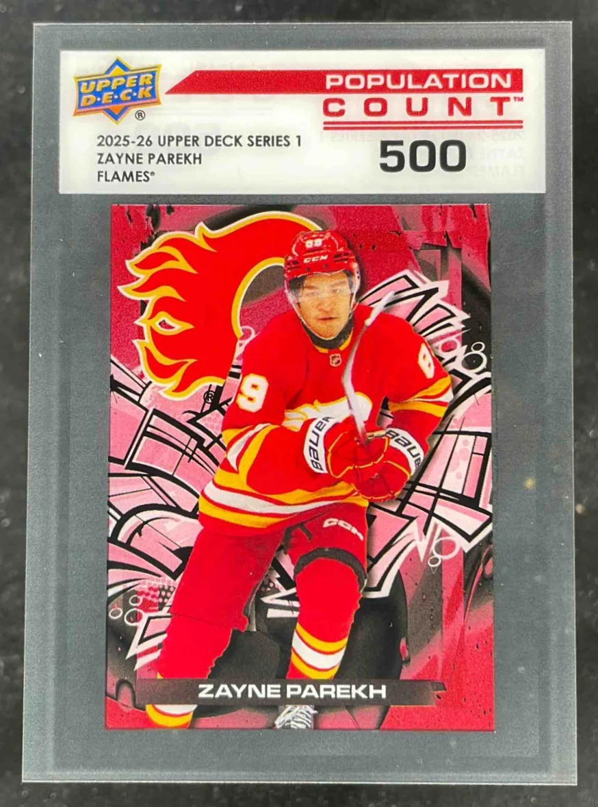 2025 Upper Deck Series 1 Population Count 500 #PC-3 Zayne Parekh