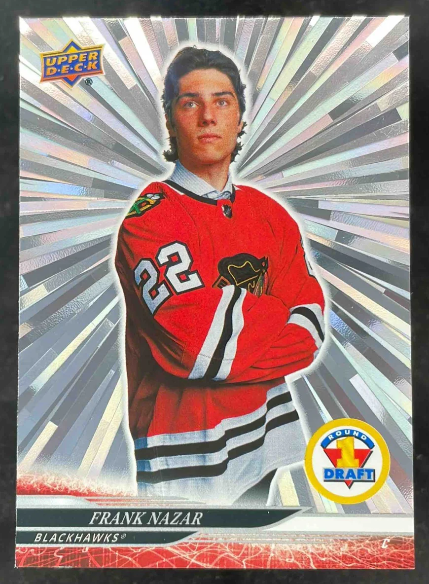 2024-25 Upper Deck Outburst Silver #731 Frank Nazar Rookie Debut