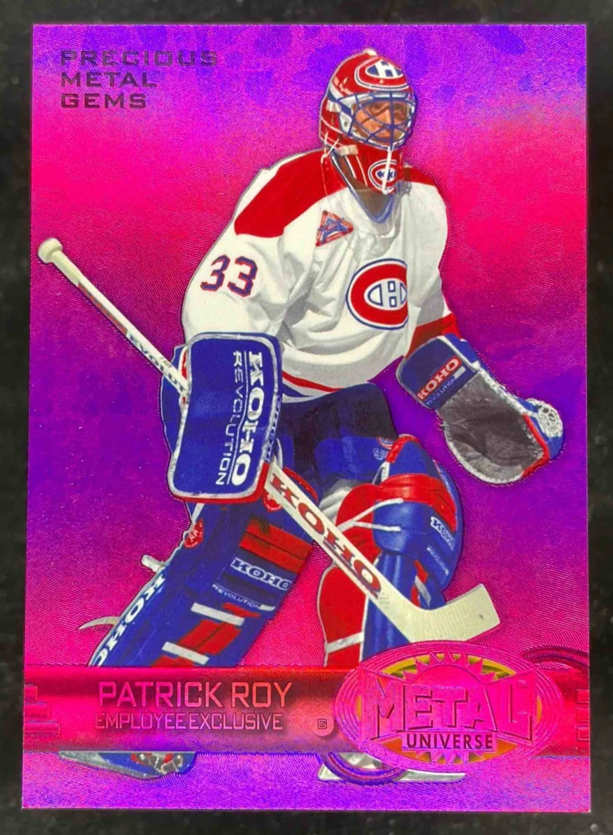 2022 Metal Universe Precious Metal Gems Employee Exclusive Pink Patrick Roy