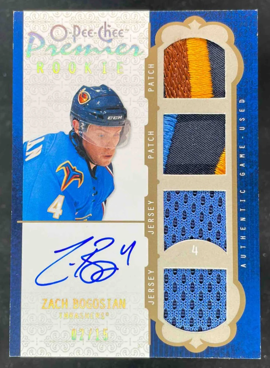 2008-09 O-Pee-Chee Premier Gold Spectrum #43 Zach Bogosian RC Auto /15