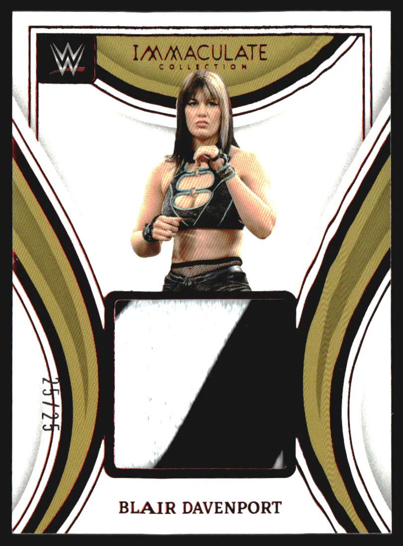 2023 Immaculate Collection WWE Remarkable Memorabilia Red Blair Davenport /25