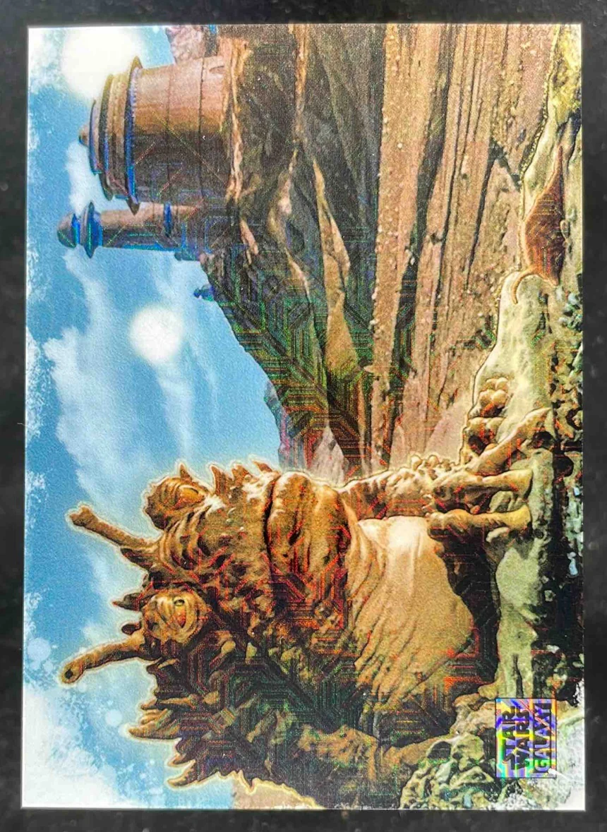 2025 Topps Chrome Star Wars Galactic Inspirations Mojo Worrt On Tatooine /50