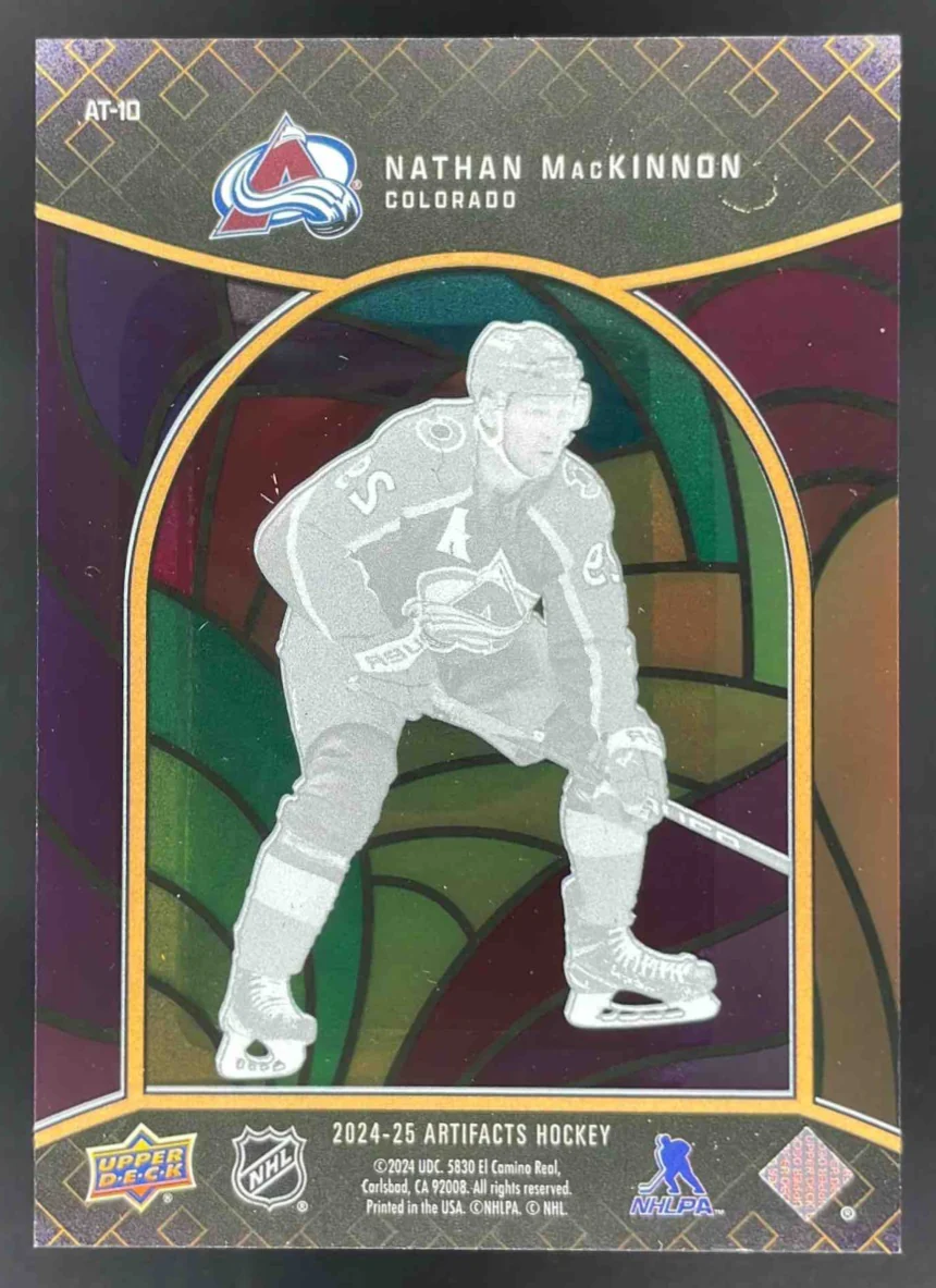 2024-25 Upper Deck Artifacts Antiquity #AT-10 Nathan MacKinnon - Image 2