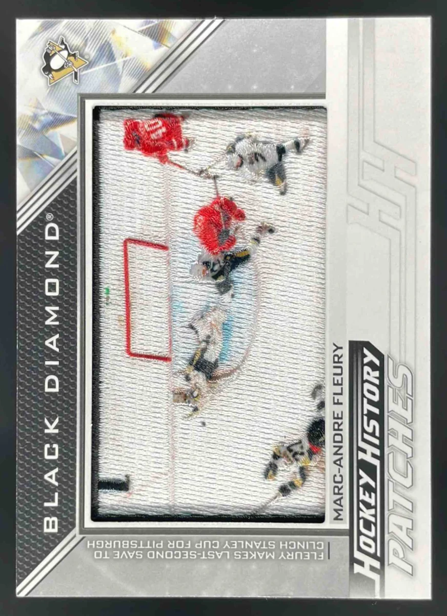 2024 Upper Deck Black Diamond Hockey History Patches #HHP-MF Marc-Andre Fleury