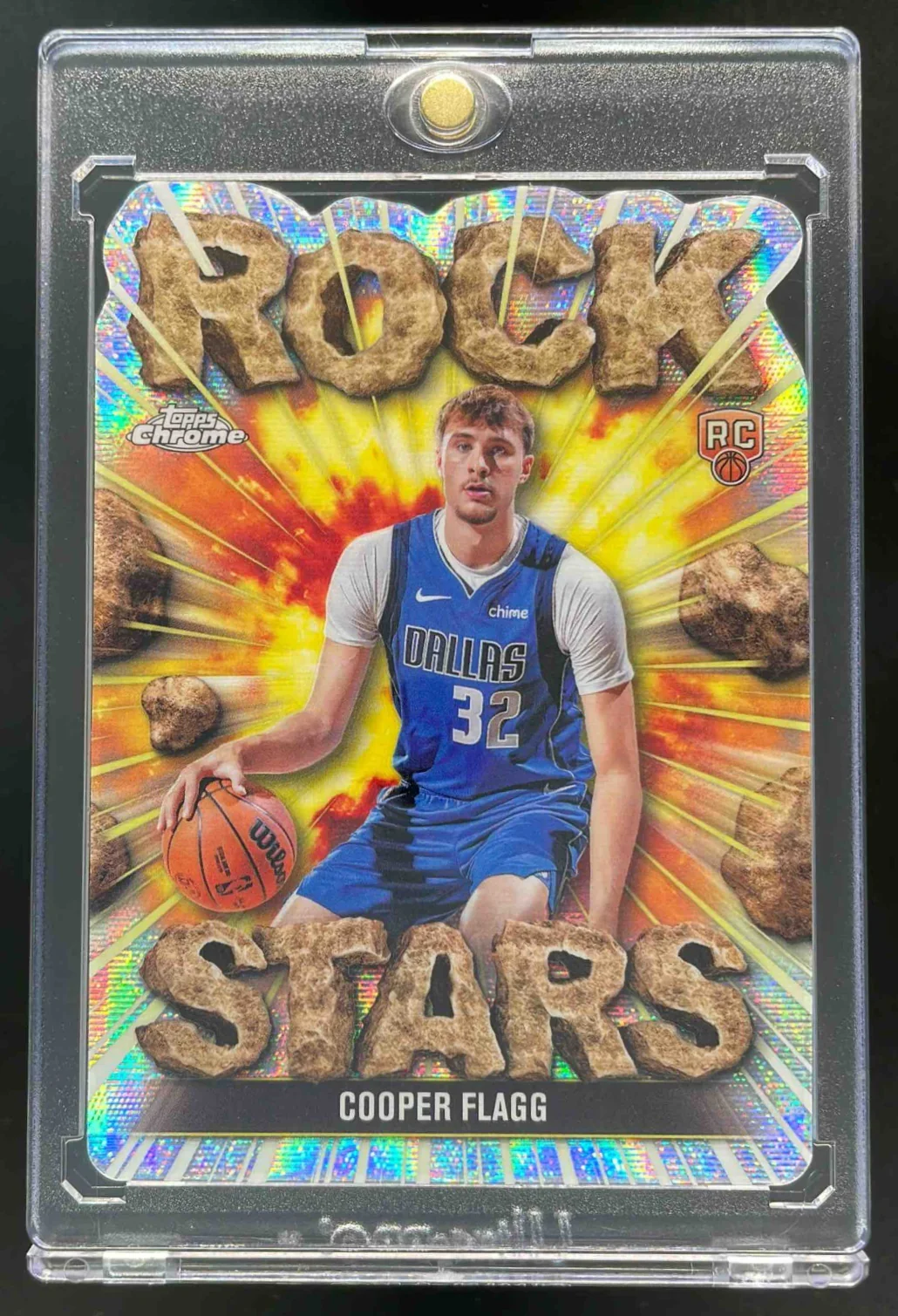 2025-26 Topps Chrome Rock Stars #RS-16 Cooper Flagg RC SSP