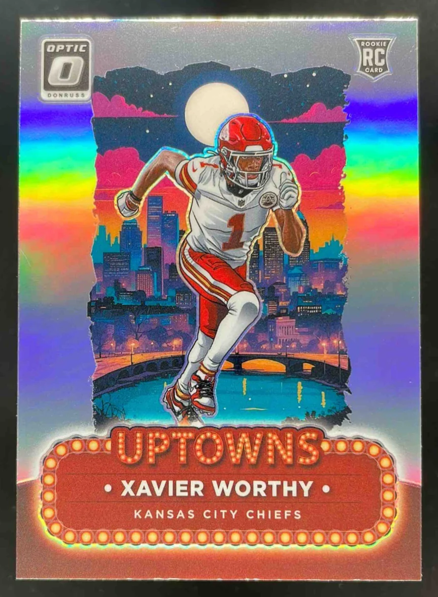 2024 Panini Donruss Optic Uptowns #7 Xavier Worthy RC SSP