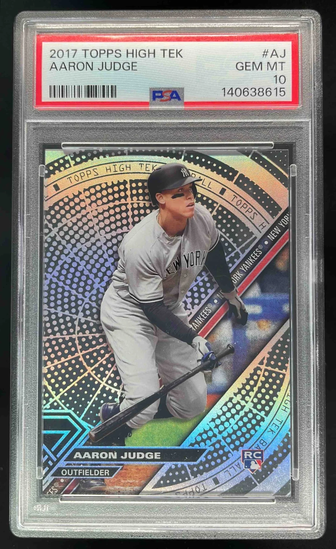 2017 Topps High Tek #HT-AJ Aaron Judge RC PSA 10