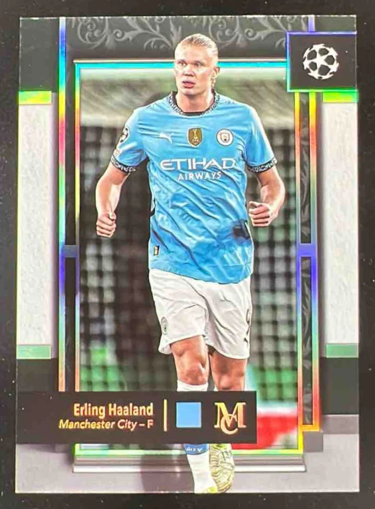 2024-25 Topps Museum Collection UEFA Club Competitions #9 Erling Haaland