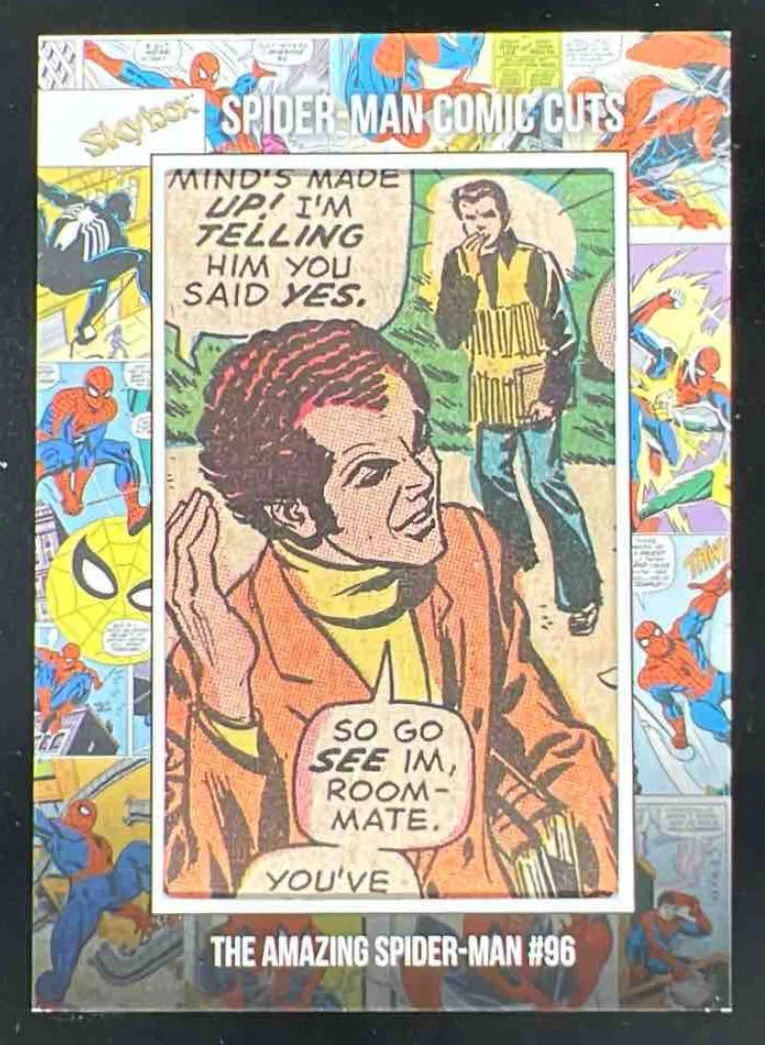 2021 Skybox Metal Universe Marvel Comic Cuts Clippings Amazing Spider-Man #96/40