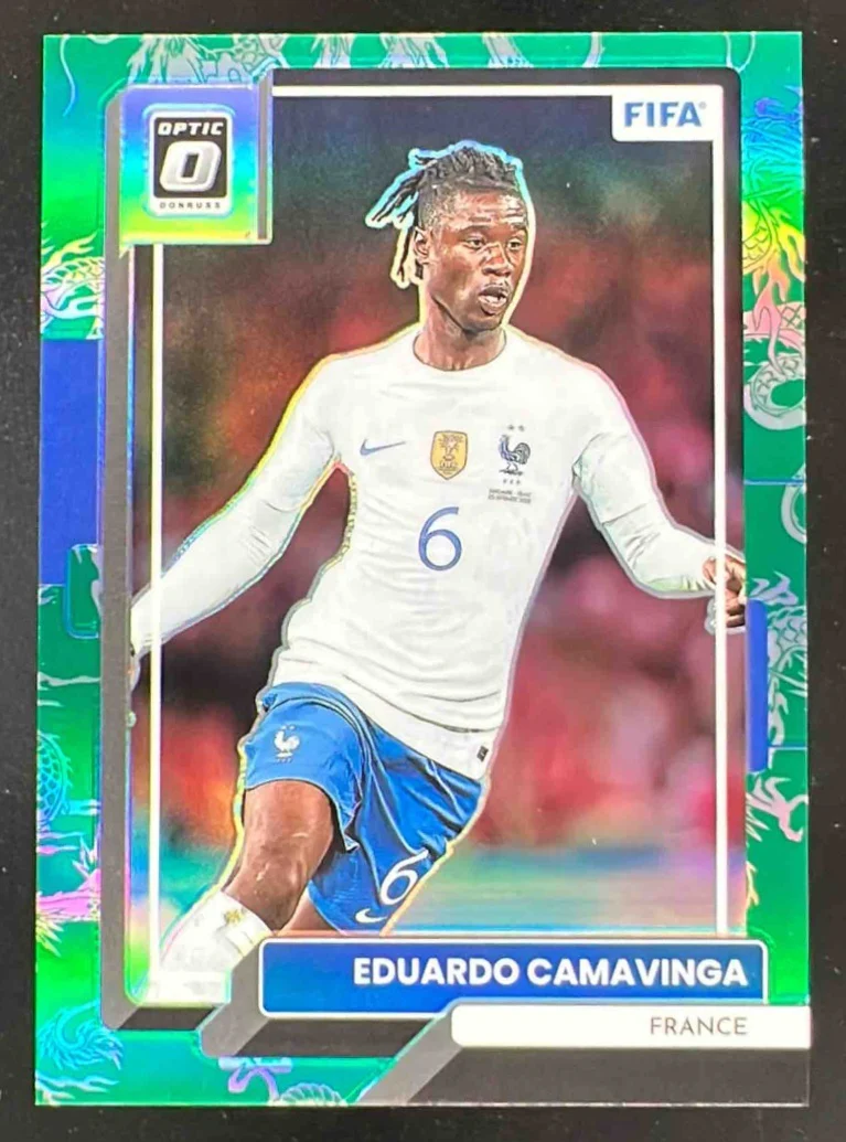 2022-23 Panini Donruss Optic Dragon #53 Eduardo Camavinga /8