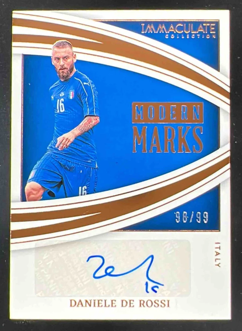2022 Immaculate Collection Modern Marks Daniele De Rossi Autograph Auto /99